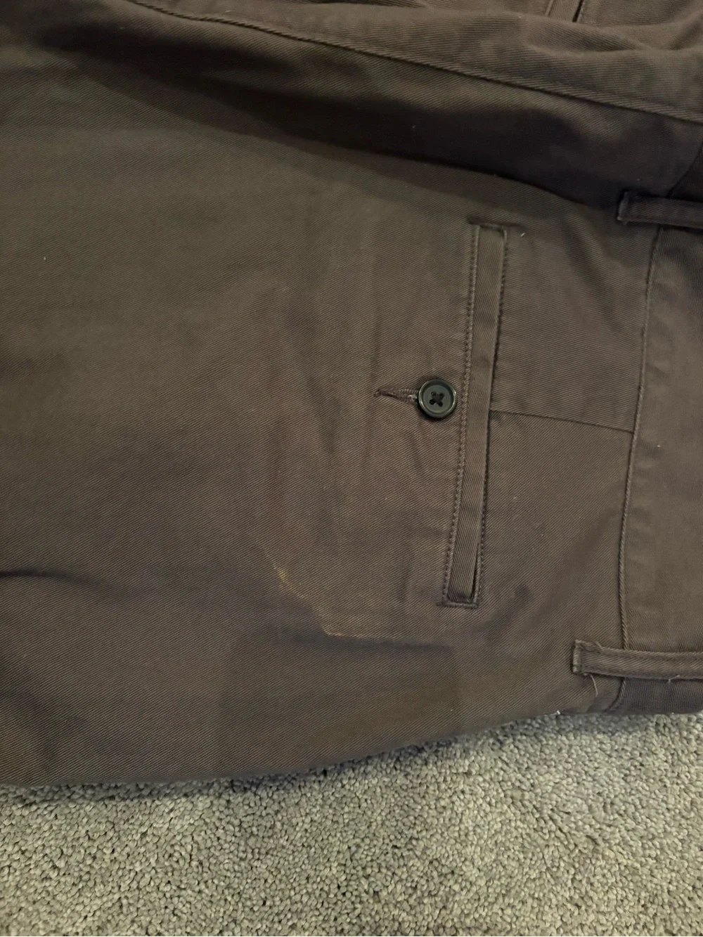 Men's gray Chino Pants 36x30